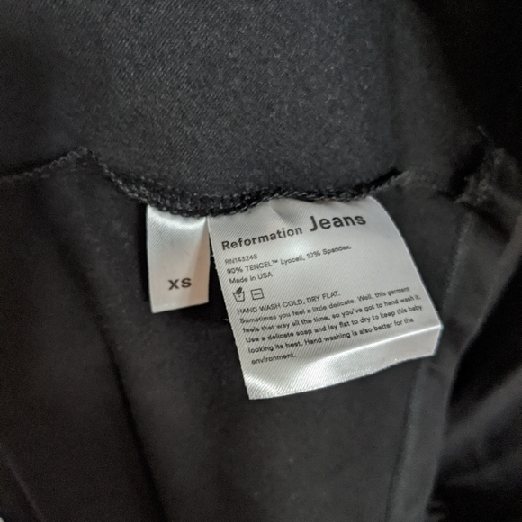 Reformation Lilian Black Midi Dress - Picture 6 of 6